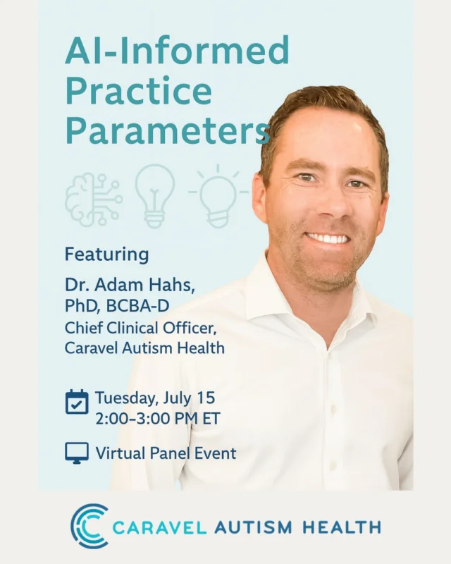 🔍 Exploring the Future of Care: Dr. Adam Hahs Joins AI in Practice Parameters Panel
Caravel Autism Health’s Chief Clinical Officer, Dr. Adam Hahs, will be a featured panelist at the upcoming AI-Informed Practice Parameters event hosted by the Council of Autism Service Providers (CASP).
🗓 Date: Tuesday, July 15, 2025
🕒 Time: 2:00 PM – 3:00 PM ET
💻 Location: Virtual panel discussion
This conversation will explore how emerging AI technologies are shaping best practices in clinical care. This includes decision-making support, data efficiency, and the importance of ethical, person-centered application.
🔗 Learn more and register here: https://www.casproviders.org/events/ai-practice-parameters
We’re proud to see Caravel leadership contributing to this important conversation.
#AIIntegration #ABA #CASP #AIABA #WeChangeLives #Leadership #ProfessionalDevelopment